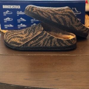 Birkenstock Zermatt Zebra Toffee Shoes
